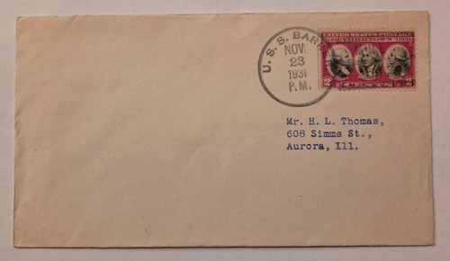 Uss barrer nov 1931 - nov, naval